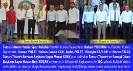 TARSUS İDMAN YURDU YÖNETİMİ ; MURAT KAYA ve RUHİ KOÇAK’ı ZİYARET ETTİ..!