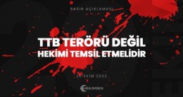 TTB Terörü Değil, Hekimi Temsil Etmelidir