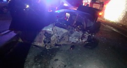 ÇAMLIYAYLA YOLUNDA KAZA