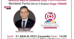 AKKOZA GÜNDEM ÖZEL KONUĞU ÖZGÜR TÜRKER