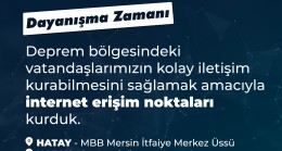 Mersin’den Hatay’a ‘İnternet Erişim Noktaları’