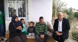 BURHANETTİN KOCAMAZ ÇAKIRLAR MAHALLESİN’NDEKİ DEPREMZEDELERİMİZİ ZİYARET ETTİ