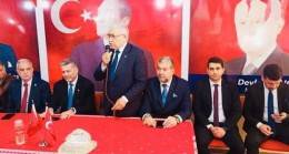 BAKİ ŞİMŞEK,ALİ ARI ve LEVENT UYSAL ,MHP TARSUS İLÇE BAŞKANLIĞINDA PARTİLİLERLE BULUŞTU