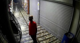 Tarsus’ta İş Hanında Vantilatör Çalma Girişimi Güvenlik Kamerasına Yansıdı