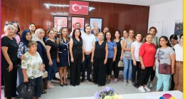 CHP Kadın Kolları Başkanı Belda BOROĞLU , Ücretsiz Öğün Talebi İçin Basın Açıklaması Yaptı