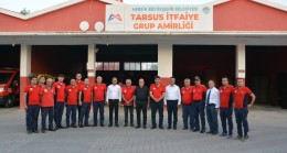 BÜYÜKŞEHİR YÖNETİCİLERİNDEN, TARSUS MUHARİP GAZİLER DERNEĞİ, KUVAİ MİLLİYE DERNEĞİ VE İTFAİYE TEŞKİLATINA ZİYARET