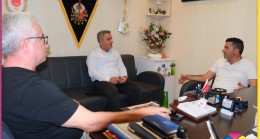 Tarsus Orman İşletme Müdür Yardımcısı Hasan Şevk ve Tuncay Karaçalı, Akkoza Medya Grubu’muzu Ziyaret Etti