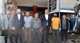 BAŞKAN YILMAZ, SANAYİ ESNAFINI ZİYARET ETTİ
