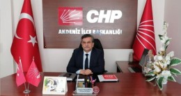 CHP AKDENİZ İLÇE BAŞKANI PALAMUT’TAN 10 KASIM MESAJI