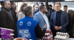 Seçer, Akdeniz Hal Mahallesi’nde Pazar Ziyareti Yaptı