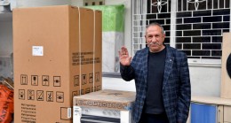 Büyükşehir’in Yangın Mağduru Ailelere Eşya Desteği Sürüyor