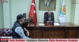 HALUK BOZDOĞAN, CANLI YAYINDA ADAYLIĞININ DÜŞÜRÜLMESİYLE İLGİLİ SORULARIMIZI CEVAPLADI