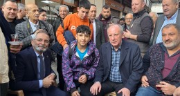 TARSUS’TA ESNAFTAN MUHARREM İNCE VE HALUK BOZDOĞAN’A YOĞUN İLGİ