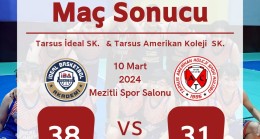 Tarsus İdeal Basketbol Spor Kulübü 38-31 Tarsus Amerikan Koleji