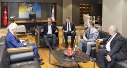 Başkan Seçer, Litvanya Cumhuriyeti Ankara Büyükelçisi Degutis İle Bir Araya Geldi