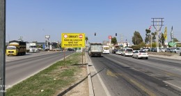 Tarsus’ta Gazipaşa Bulvarının Hal Kompleksine Denk Bölümü Araç Trafiğine Kapanıyor