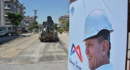 BÜYÜKŞEHİR BELEDİYESİ’NDEN TARSUS GAZİLER MAHALLESİNDE CADDE YENİLEME ÇALIŞMASI