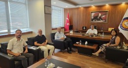 Tarsus Kent Konseyi Başkanı Musa Ceylan, Tarsus Ticaret ve Sanayi Odası Başkanı H. Ruhi Koçak’ı Ziyaret Etti
