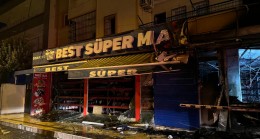 Tarsus’ta Markette Elektrik Kontağından Yangın Çıktı “Büyük Maddi Hasar Meydana Geldi”