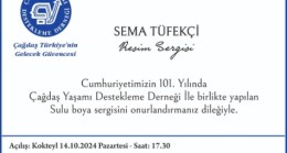 Sema Tüfekçi Resim Sergisi, Bugün Sanatseverlerle Buluşuyor