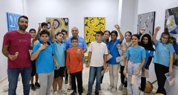 Öğrencilerden Gazilere ve Sanat Atölyesine Ziyaret