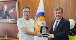 Hayri Erdoğan TSO Başkanı H.Ruhi Koçak’a Veda Ziyaretinde Bulundu