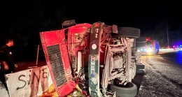 MERSİN-TARSUS OTOYOLUNDA KAZA: 1 YARALI