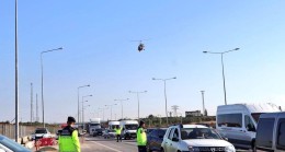 Tarsus-Adana-Gaziantep Otoyolunda Cayrokopter Destekli Trafik Denetimi Yapıldı