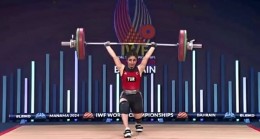 “Tebrikler Gamze” Tarsuslu Milli Sporcu Gamze Altun Önce Avrupa Rekoru Kırdı, Şimdi Dünya Dördüncüsü Oldu