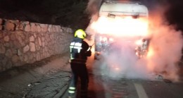 Tarsus Otoyolunda Tır Yangını!