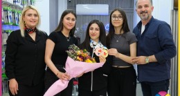 Tarsuslu Şampiyonumuz Gamze Altun, Tarsus Serkan GSM’de Yoğun İlgiyle Karşılandı
