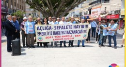 TARSUS’TA YÜKSELEN EMEKLİLERİN SESİ : “GEÇİNEMİYORUZ…ARTIK YETER !!! “