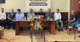 Başkan Ali Boltaç’tan DEM Parti Tarsus İlçe Teşkilatı’na Sırrı Süreyya Önder İçin Taziye Ziyareti
