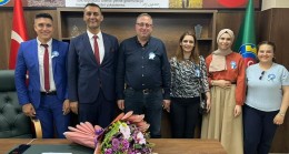 Süleyman Metin’den Kaymakam Akyüz ve Ziraat Odası Başkanı Avcı’ya  Ziyaret