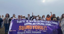 Tarsuslu 45 Kadın, Suriye’deki Kadınlar İçin Samandağ’da Barış Yürüyüşüne Katıldı