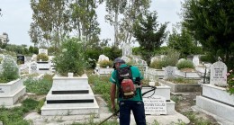 Büyükşehir’den Kurban Bayramı Öncesi Mezarlıklarda Temizlik