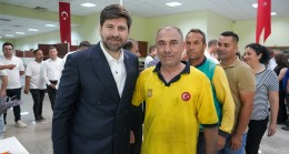 BAŞKAN ALİ BOLTAÇ, BELEDİYE PERSONELİYLE BAYRAMLAŞTI