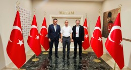 TGS ve AJet Yetkililerinden Kaymakam Mehmet Ali Akyüz’e Ziyaret