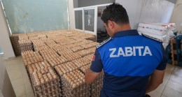 Tarsus Belediyesi 60 Bin Kaçak ve Bozuk Yumurta Ele Geçirdi