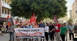 Tarsus Emek ve Demokrasi Platformu’ndan Filistin’e Destek Yürüyüşü