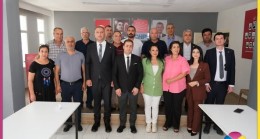 DEM Parti’den CHP Tarsus İlçe Başkanlığı’na “Hayırlı Olsun” Ziyareti