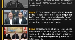 Bugün Tarsus’ta Neler Oldu – 24 Aralık 2025 Çarşamba