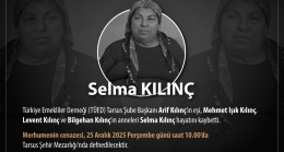 Vefat: Arif Kılınç’ın Eşi Selma Kılınç Vefat Etti