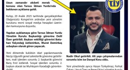 Son Dakika | Tarsus İdman Yurdu’nda Sıcak Gelişme ” TİY Başkanlığına Delil Özer getirildi.
