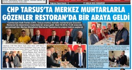 Tarsus Basını Akkoza Gazetesi 27 Aralık 2025 Cumartesi