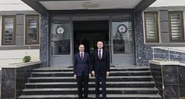 Tarsus Kaymakamı Akyüz’den Emniyet Müdürü Kaplan’a Ziyaret