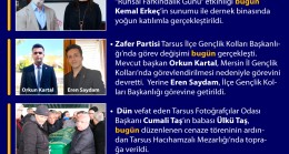 Bugün Tarsus’ta Neler Oldu? 15 Ocak 2026 Perşembe