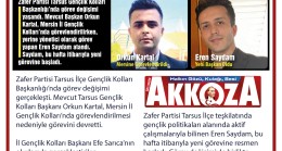 Zafer Partisi Tarsus Gençlik Kolları’nda Bayrak Değişimi 👇