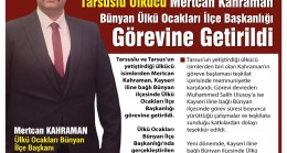(Hayırlı Olsun)  Tarsuslu Ülkücü Mertcan Kahraman, Bünyan Ülkü Ocakları İlçe Başkanlığı Görevine Getirildi