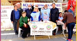 Tarsus’ta Emeklilerden Basın Açıklaması ve İmza Kampanyası